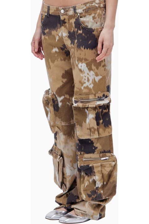 Blumarine Pants & Shorts for Women Blumarine Blumarine Camouflage Cargo Pants
