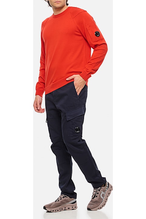 Pants for Men C.P. Company Sateen Stretch Cargo Lens Pants