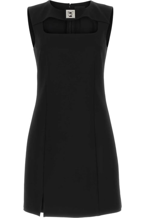 Givenchy for Women Givenchy Black Stretch Viscose Blend Mini Dress