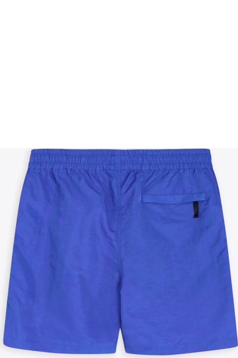 Mike Shorts Cobalt blue crinkled nylon shorts - Mike shorts