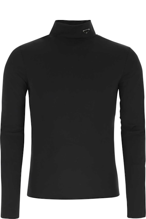 Prada for Men Prada Black Stretch Nylon T-shirt