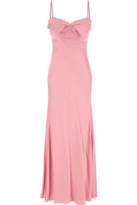 Homeware Alexander McQueen Pink Satin Long Dress