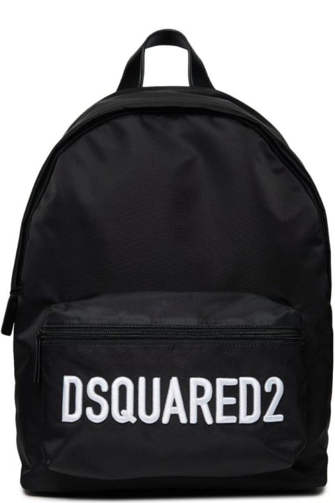 ボーイズ Dsquared2のアクセサリー＆ギフト Dsquared2 Logo-embroidered Zipped Backpack