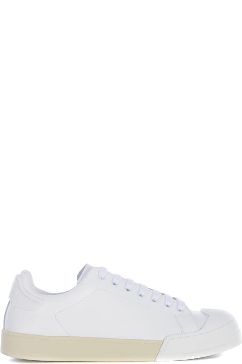 メンズ Marniのスニーカー Marni White Leather Sneakers