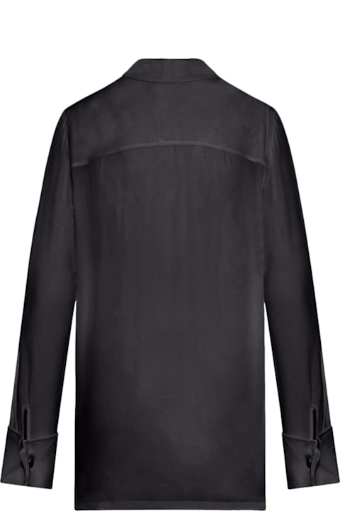 SportMax Topwear for Women SportMax Pussy-bow Long-sleeved Top