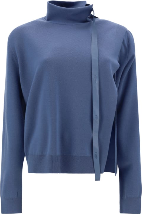 ウィメンズ Fendiのフリース＆ラウンジウェア Fendi Wool Turtleneck Sweater