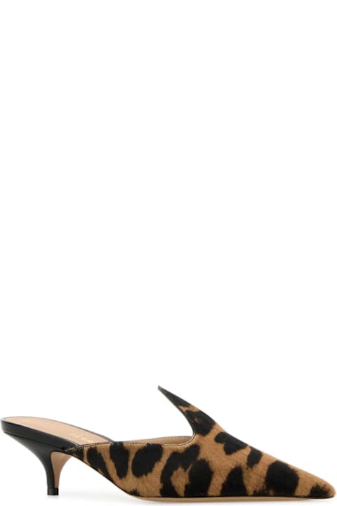 Homeware Ferragamo Printed Calf Hair Dorye Mules