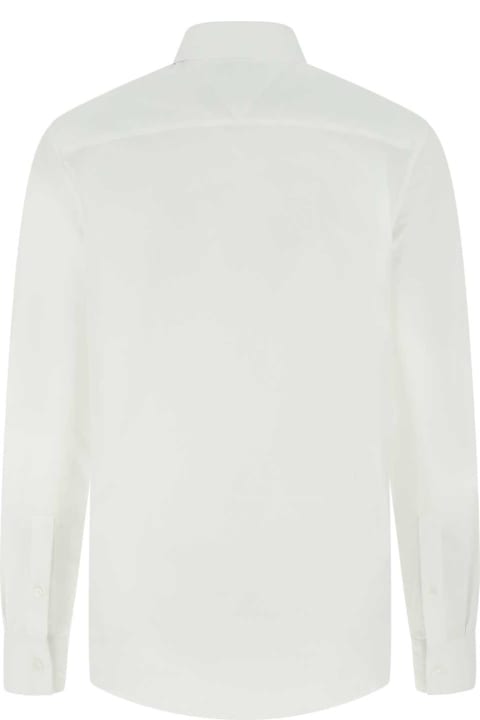 ウィメンズ新着アイテム Bottega Veneta White Poplin Shirt