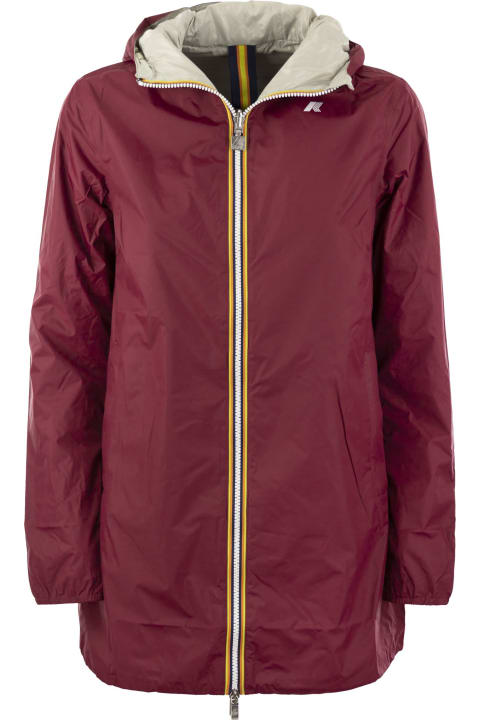 K-Way Coats & Jackets for Women K-Way Sophie Plus - Reversible Hooded Jacket