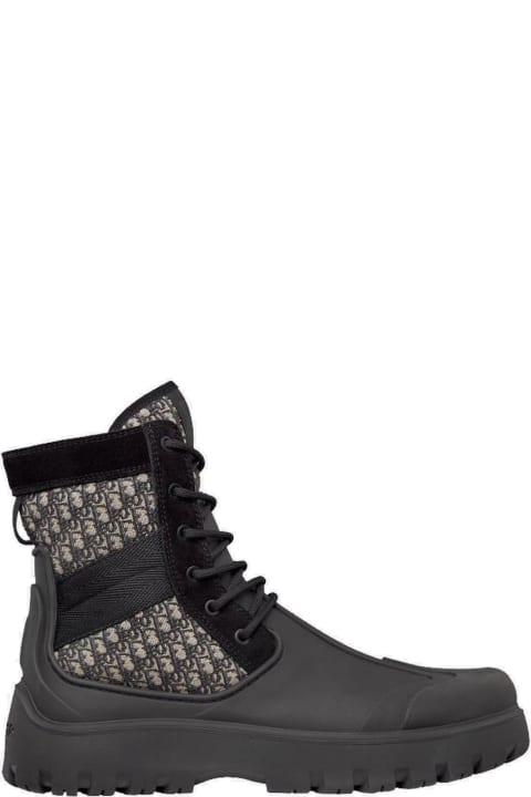 メンズ ブーツ Dior Garden Oblique Boots