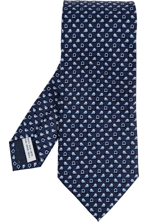Ferragamo Ties for Men Ferragamo Ferragamo Silk Tie