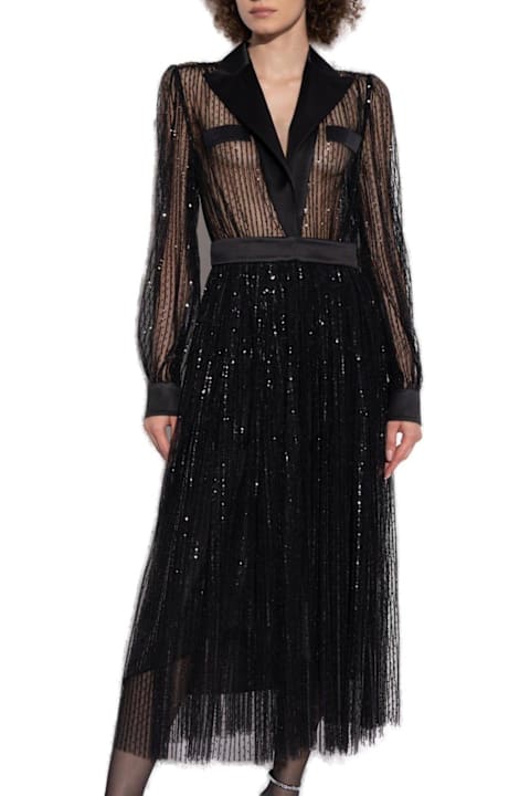 Dolce & Gabbana Women Dolce & Gabbana Sequin-embellished V-neck Midi Dress