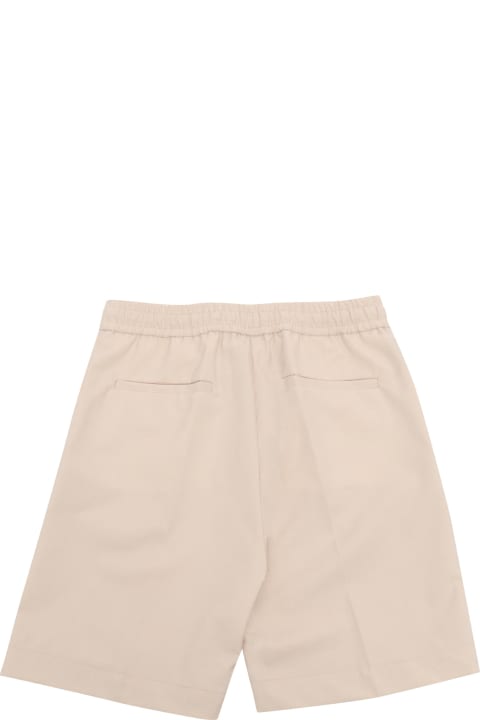 Paolo Pecora Bottoms for Boys Paolo Pecora Beige Bermuda Shorts