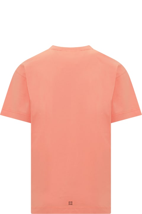 Givenchy Clothing for Men Givenchy T-shirt In Rose-pink Cotton