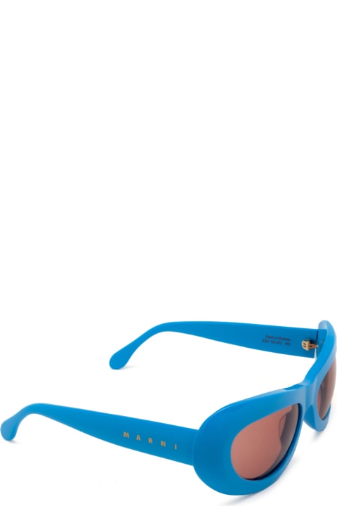 Marni Eyewear Eyewear for Women Marni Eyewear Field Of Rushes Blue Sunglasses