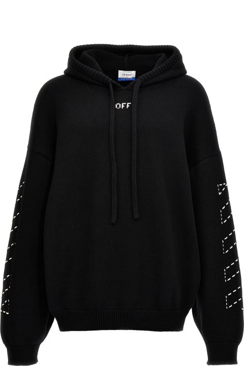 Off-White for Men Off-White 'stitch Arr Diags' Hooded Sweater
