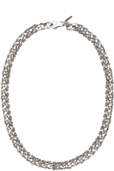 Emanuele Bicocchi Necklaces for Women Emanuele Bicocchi 925 Silver Entwined Chain Necklace