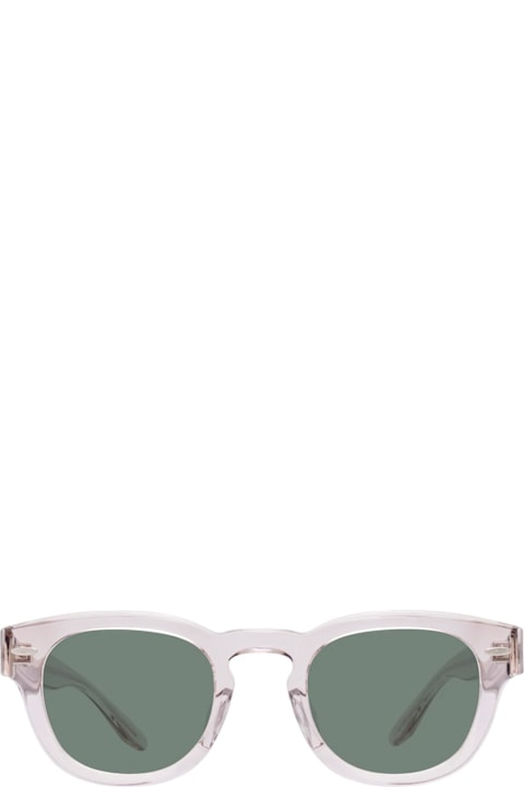 Barton Perreira لـ Kids Barton Perreira Barton Perreira Bp40010i Demarco Hus/sil/gsm Silver / Green Smoke Sunglasses
