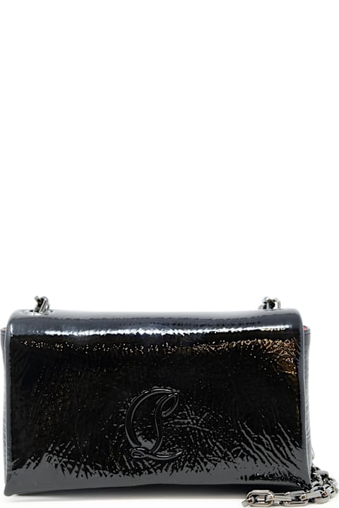 Homeware Christian Louboutin Christian Louboutin Black Leather Loubi54 Bag
