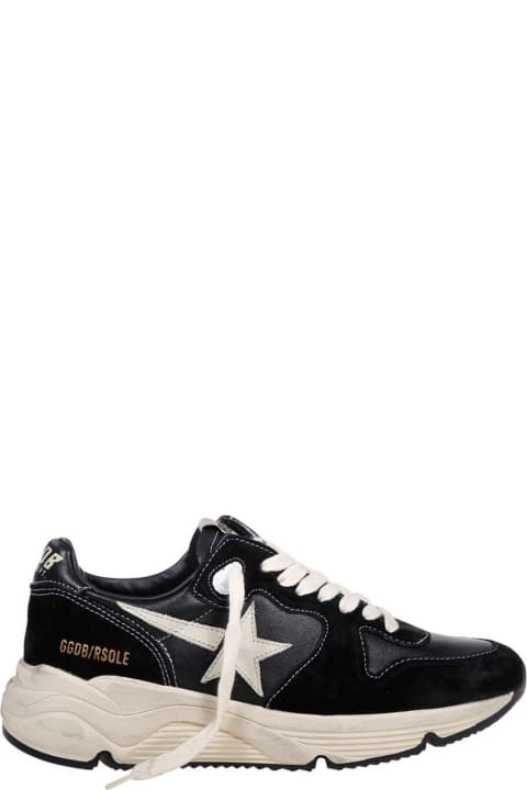Golden Goose Shoes for Women Golden Goose Running Sneakers In Black Suede And Leather
