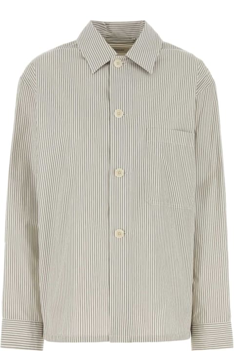 Lemaire Embroidered Poplin Shirt