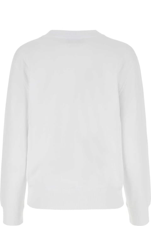 Lanvin Women Lanvin White Cotton Sweatshirt