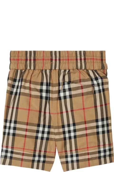 Burberry for Baby Boys Burberry Archival Beige Cotton Shorts