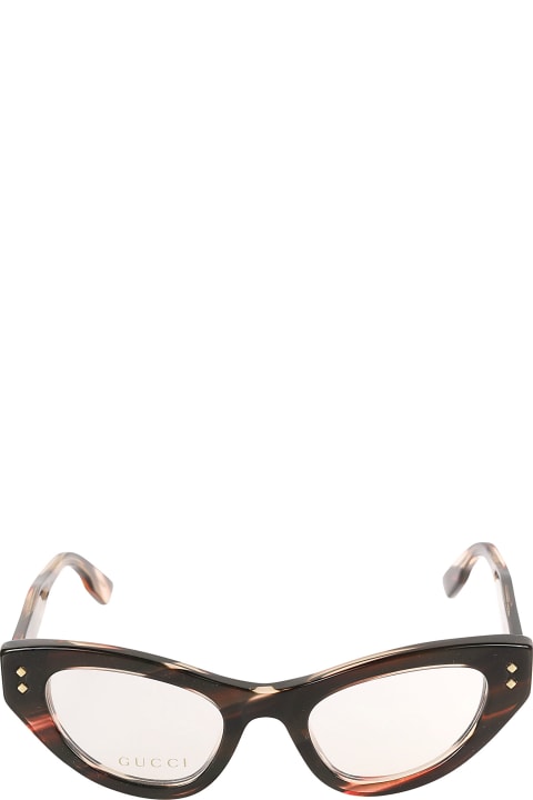 Fashion for Women Gucci Eyewear Cat-eye Logo Sided Glasses