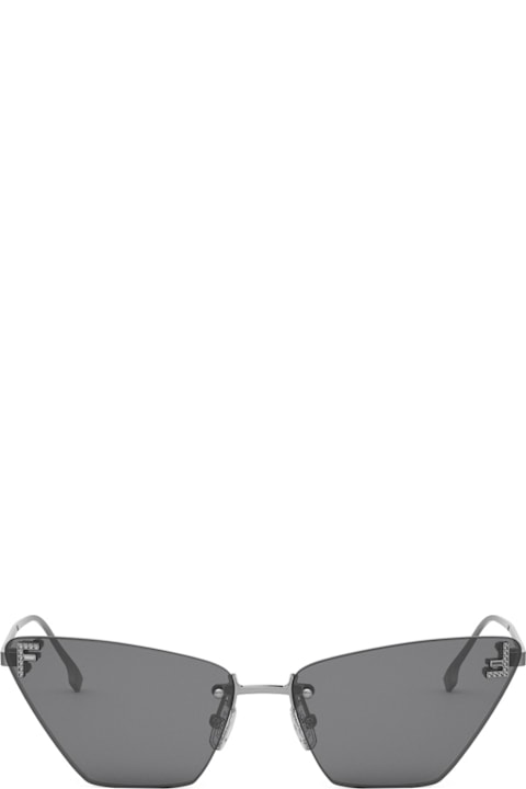 Fendi Eyewear Eyewear for Women Fendi Eyewear Fendi Fe4160us Fendi First Crystal 14a Argento Sunglasses