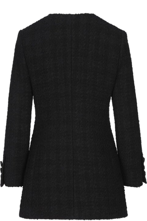 Gucci Women Gucci Single Breasted Tweed Jacket