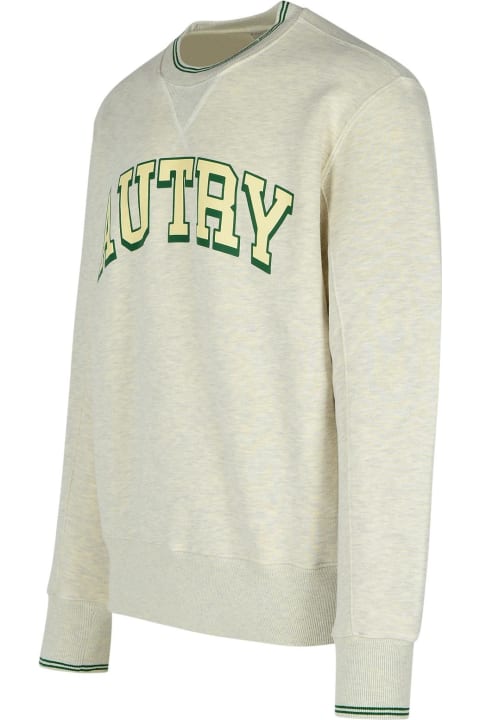 أدوات منزلية Autry Grey Cotton Blend Sweatshirt