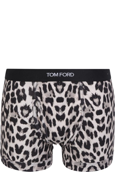 Underwear for Men Tom Ford Tom Ford Animal Print Skinny Cut Boxers