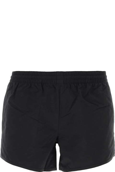 Balenciaga Pants for Men Balenciaga Black Nylon Swimming Shorts