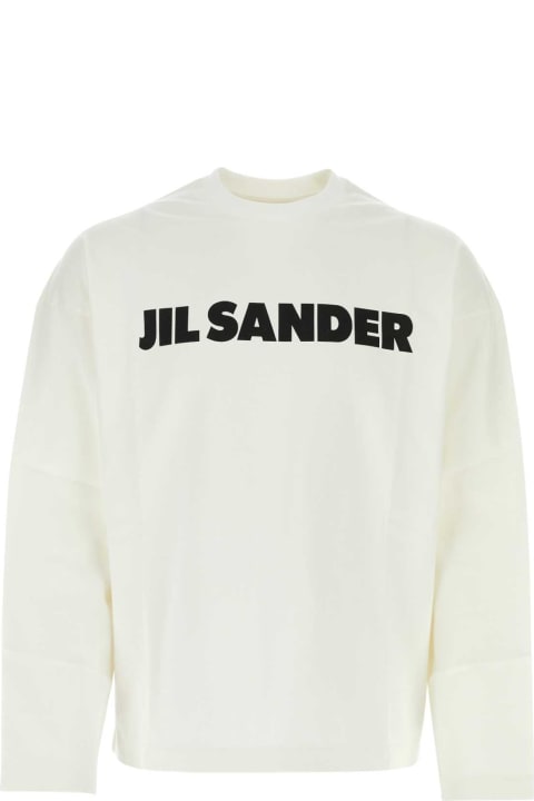 Jil Sander Fleeces & Tracksuits for Men Jil Sander White Cotton T-shirt