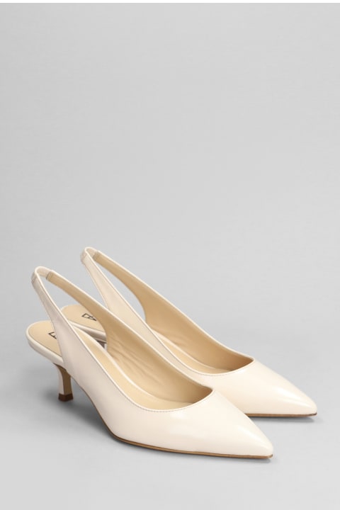 High-Heeled Shoes for Women Fabio Rusconi Pumps In Beige Leather