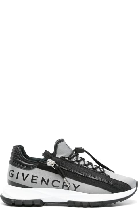 Givenchy for Men Givenchy Specter Running Sneakers In Black 4g Nylon With Zip