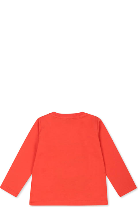Homeware Stella McCartney Kids Red T-shirt For Baby Boy With Monster