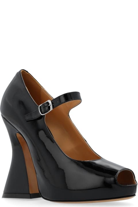 Shoes for Women Maison Margiela Glossy Mary Jane Pumps