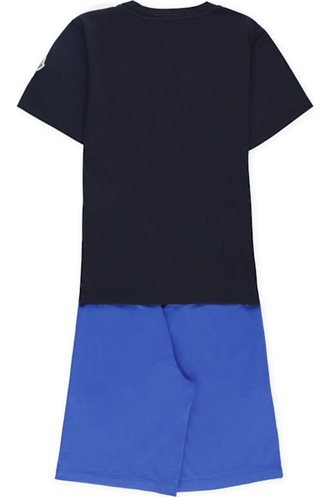 Moncler Suits for Boys Moncler Two Pieces Jumpsuit With Logo