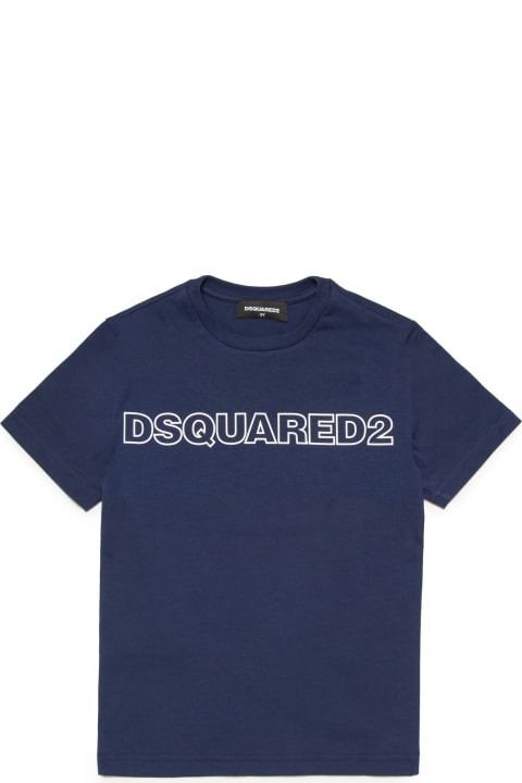 Fashion for Women Dsquared2 D2t948u Relax T-shirt Dsquared Crew-neck, Short-sleeved, Cotton Jersey T-shirt. Fit: Relaxed Fit, Regular. The Garment Features 's Contrastin
