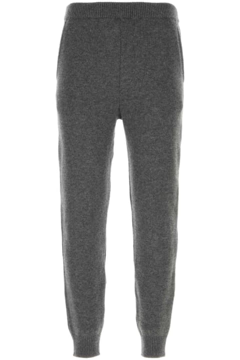 Clothing for Men Prada Dark Grey Cashmere Joggers