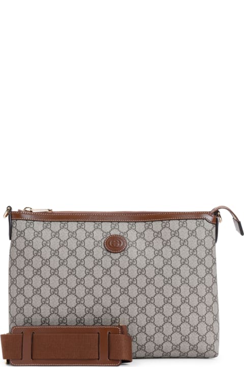 Homeware Gucci Gg Supreme Fabric Clutch