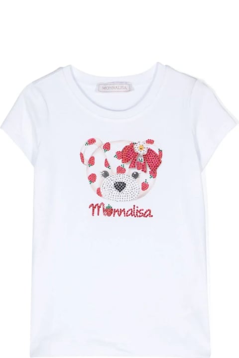 Monnalisa Kids Monnalisa Monnalisa T-shirts And Polos White