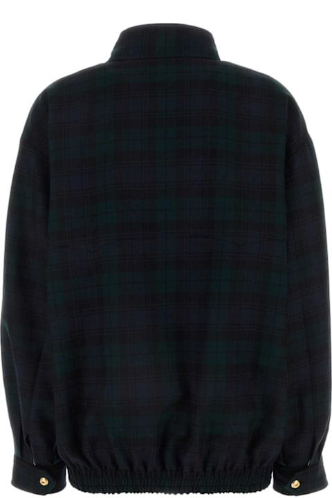 Miu Miu Coats & Jackets for Women Miu Miu Embroidered Wool Jacket