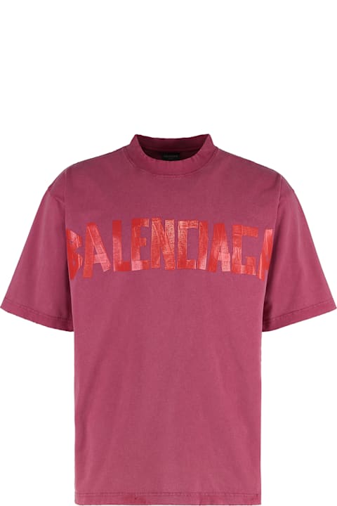 Balenciaga Topwear for Men Balenciaga Cotton Crew-neck T-shirt