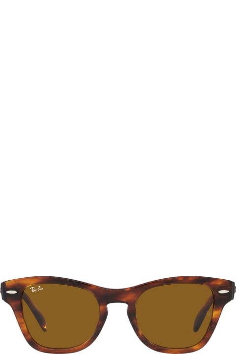 Rb0707s Striped Havana Sunglasses