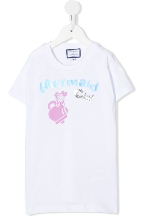 ガールズ SimonettaのTシャツ＆ポロシャツ Simonetta Simonetta T-shirts And Polos White