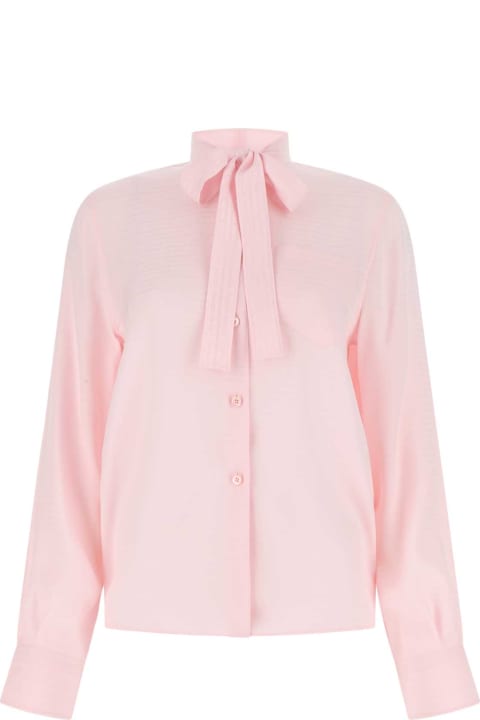 Prada Clothing for Women Prada Pastel Pink Crepe Shirt
