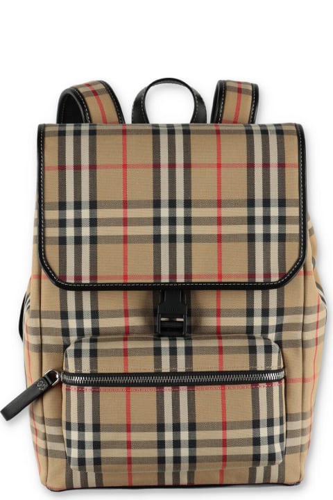 Accessories & Gifts for Boys Burberry Burberry Zaino Check Vintage In Cotone Bambino