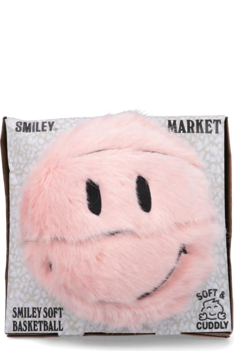 Smiley Basketball Pillow